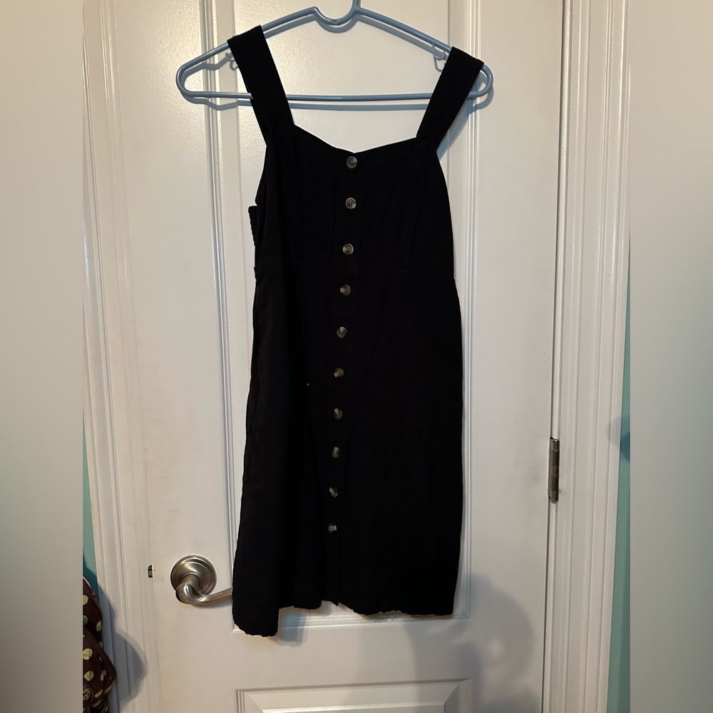 Black Button Down Dress